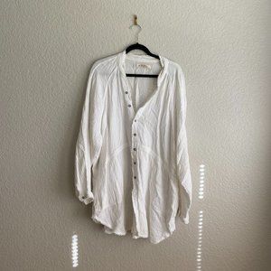 Free People Button Up Tunic (We The Free Summer Daydream Button Down)